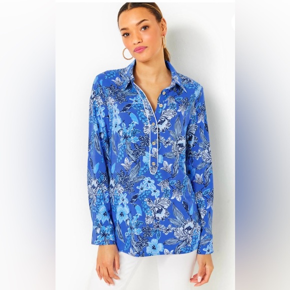 NWT Lilly Pulitzer Giavana UPF 50+ Tunic Size L - Picture 1 of 16